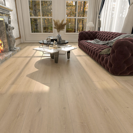 Flooring 12.0mm Laminate Natural Beige