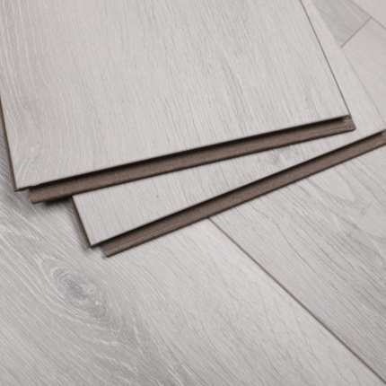 Flooring 12.0mm Laminate Silver Grey